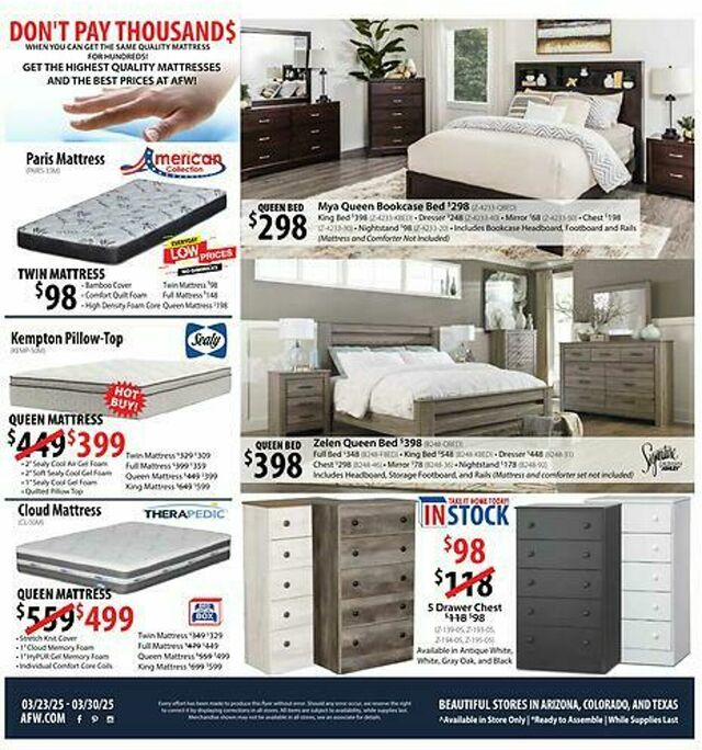 Catalogue American Furniture Warehouse from 04/12/2026