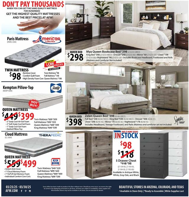 Catalogue American Furniture Warehouse from 04/12/2026