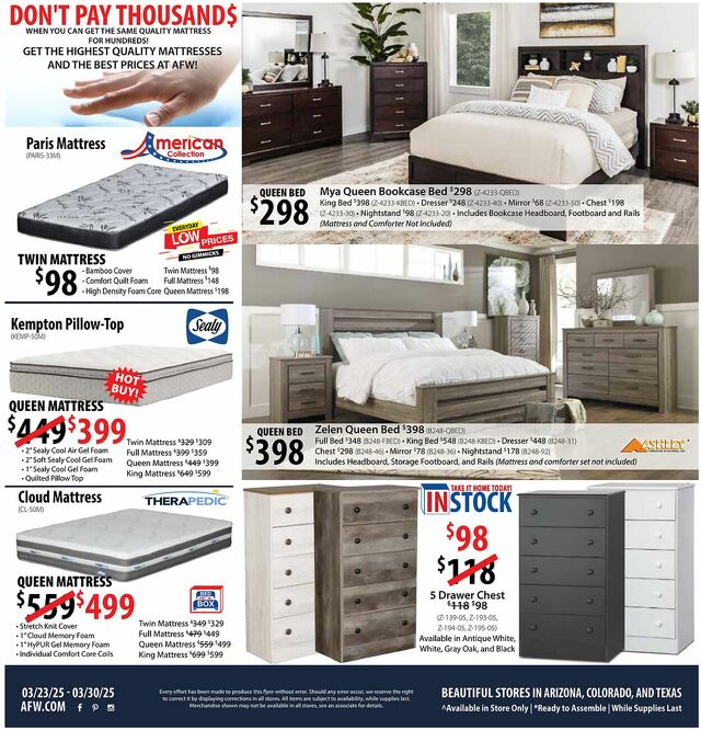 Catalogue American Furniture Warehouse from 04/26/2026