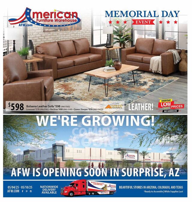 Catalogue American Furniture Warehouse from 01/03/2027