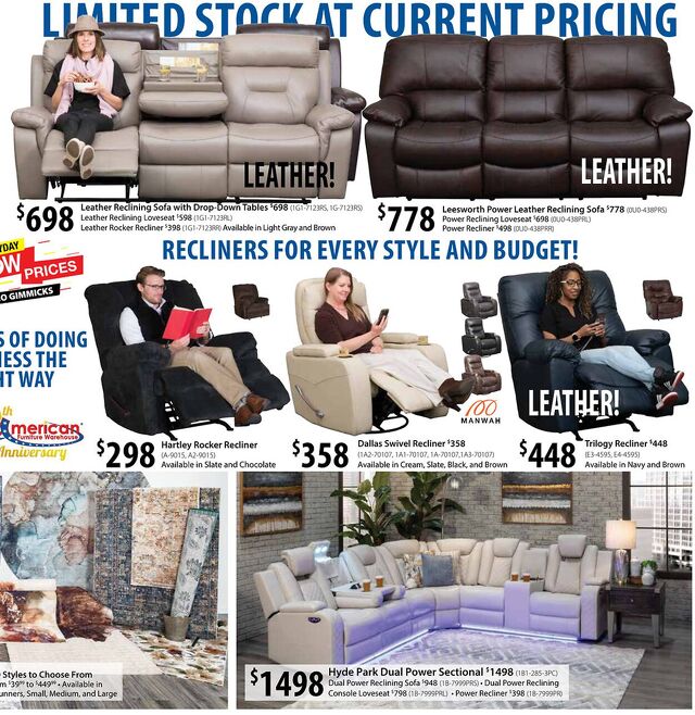 Catalogue American Furniture Warehouse from 01/03/2027