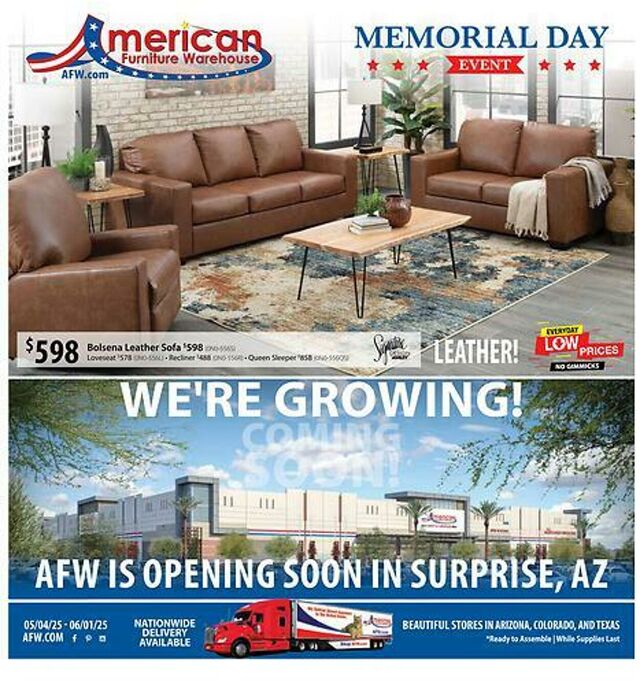 Catalogue American Furniture Warehouse from 01/17/2027