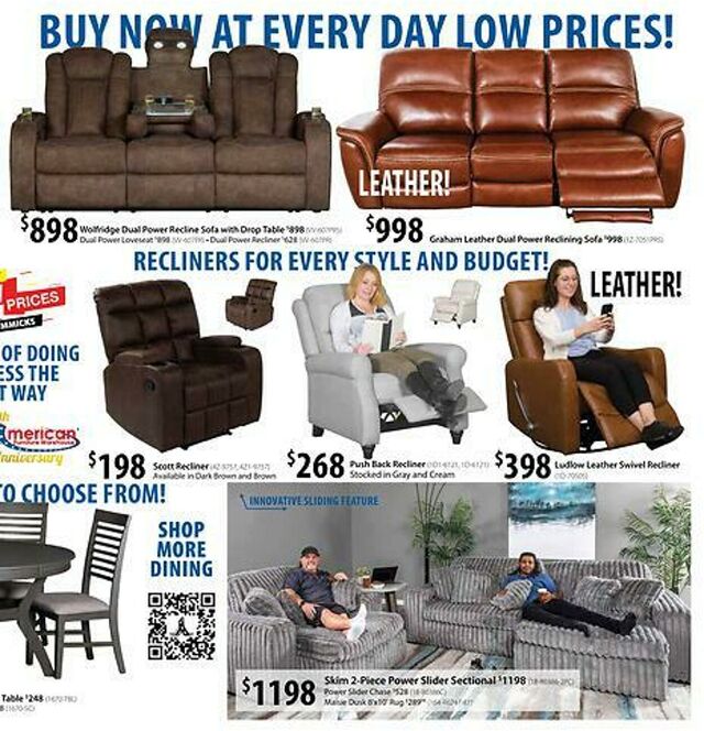 Catalogue American Furniture Warehouse from 02/14/2027