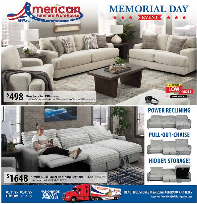 Catalogue American Furniture Warehouse from 02/28/2027