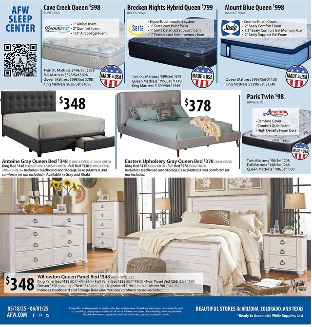 Catalogue American Furniture Warehouse from 03/14/2027