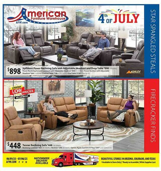 Catalogue American Furniture Warehouse from 05/23/2027