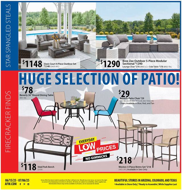 Catalogue American Furniture Warehouse from 08/01/2027