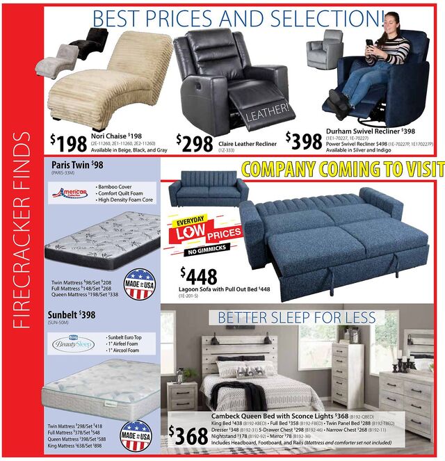 Catalogue American Furniture Warehouse from 08/15/2027