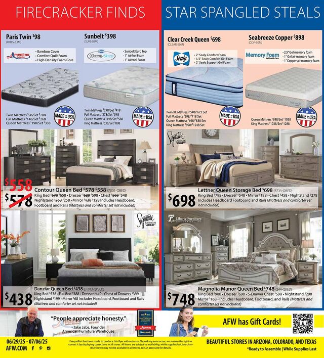 Catalogue American Furniture Warehouse from 11/21/2027