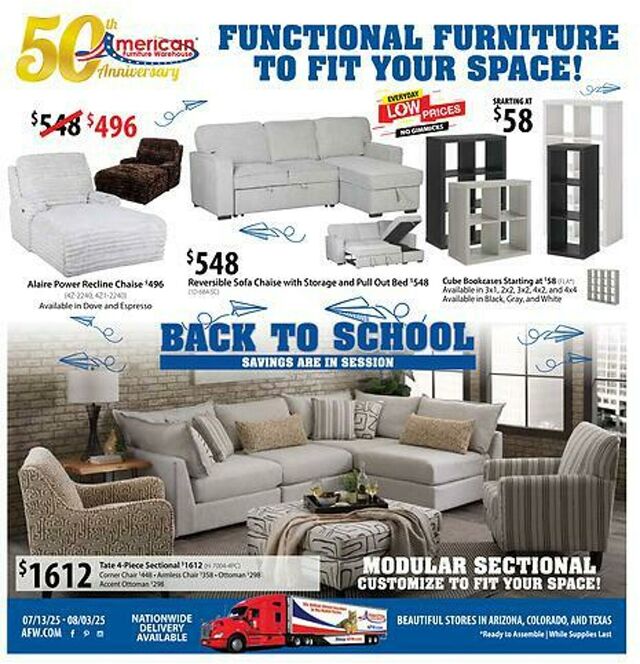 Catalogue American Furniture Warehouse from 01/30/2028