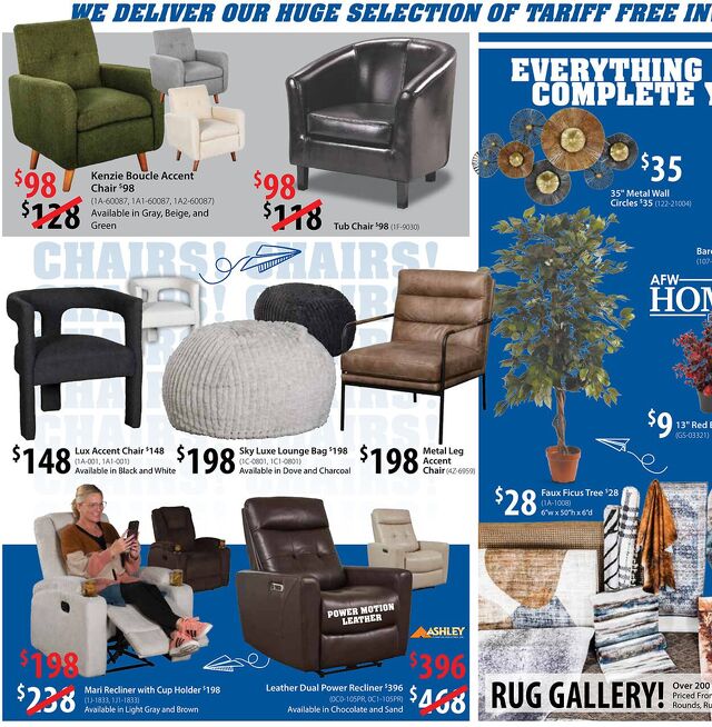 Catalogue American Furniture Warehouse from 04/09/2028
