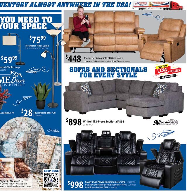 Catalogue American Furniture Warehouse from 04/09/2028