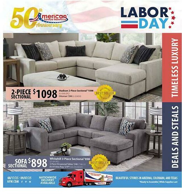 Catalogue American Furniture Warehouse from 06/18/2028