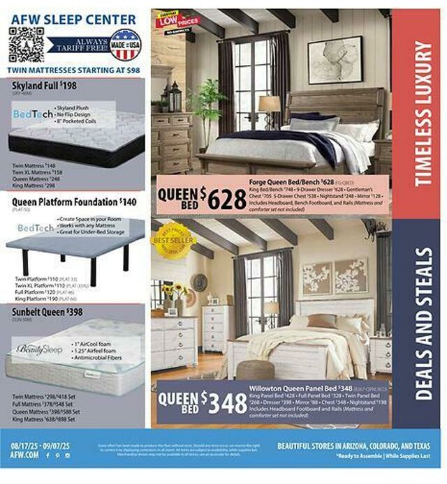 Catalogue American Furniture Warehouse from 06/18/2028