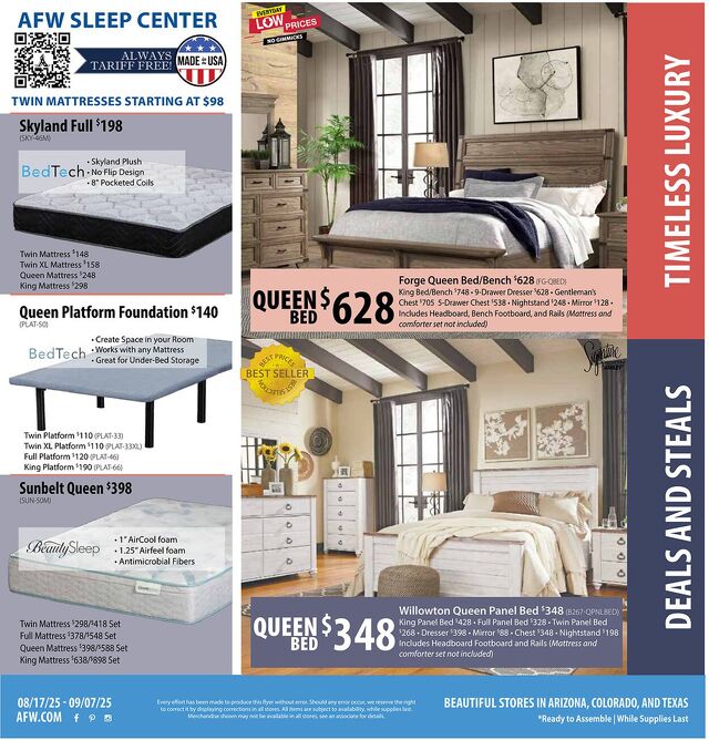 Catalogue American Furniture Warehouse from 06/18/2028