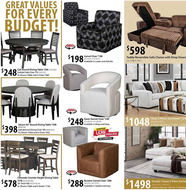 Catalogue American Furniture Warehouse from 07/30/2028