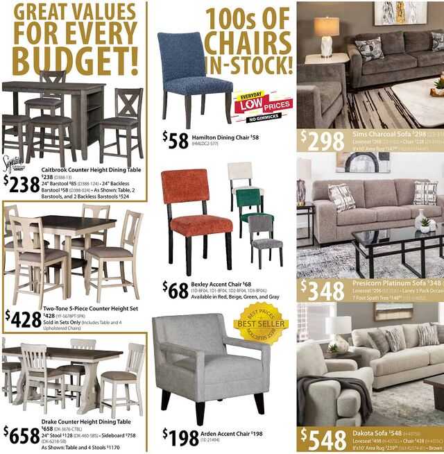 Catalogue American Furniture Warehouse from 08/13/2028