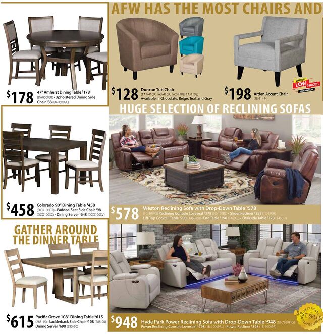 Catalogue American Furniture Warehouse from 09/10/2028