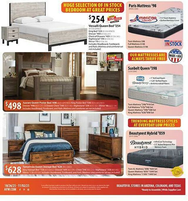 Catalogue American Furniture Warehouse from 11/05/2028