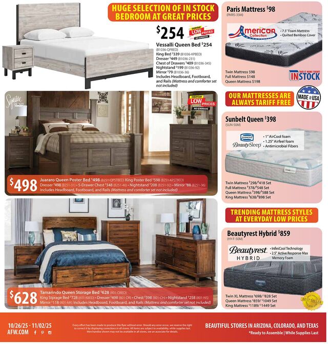 Catalogue American Furniture Warehouse from 11/05/2028