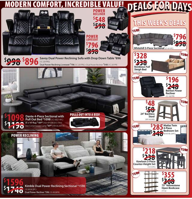 Catalogue American Furniture Warehouse from 11/19/2028