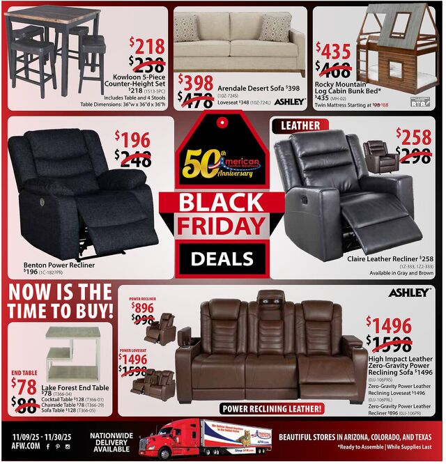 Catalogue American Furniture Warehouse from 12/03/2028