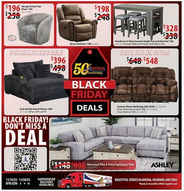 Catalogue American Furniture Warehouse from 12/17/2028