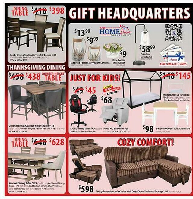 Catalogue American Furniture Warehouse from 12/17/2028