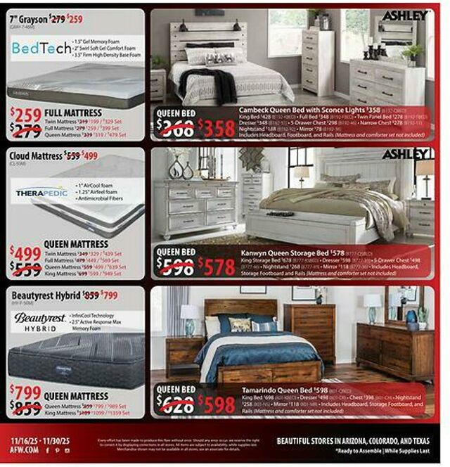 Catalogue American Furniture Warehouse from 12/17/2028