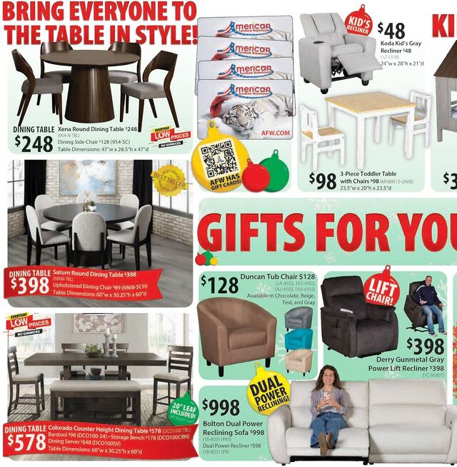 Catalogue American Furniture Warehouse from 01/14/2029