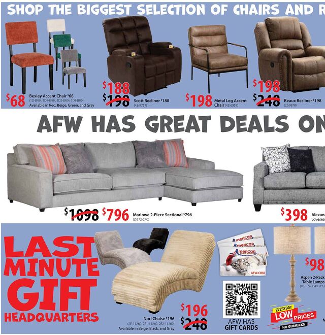 Catalogue American Furniture Warehouse from 01/28/2029