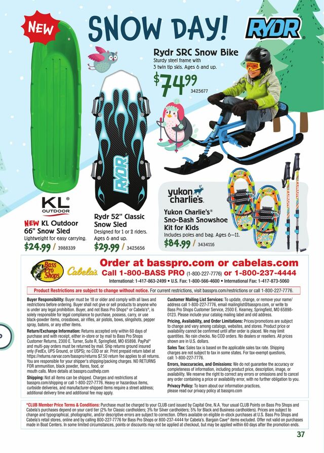 Catalogue Bass Pro from 11/14/2024