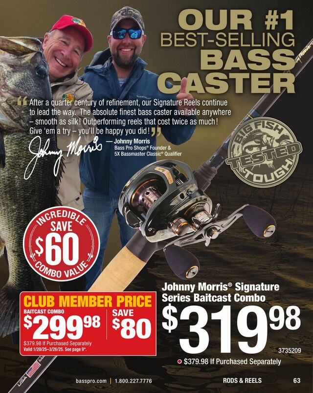 Catalogue Bass Pro from 01/31/2025