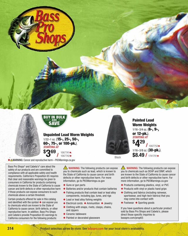 Catalogue Bass Pro from 01/31/2025