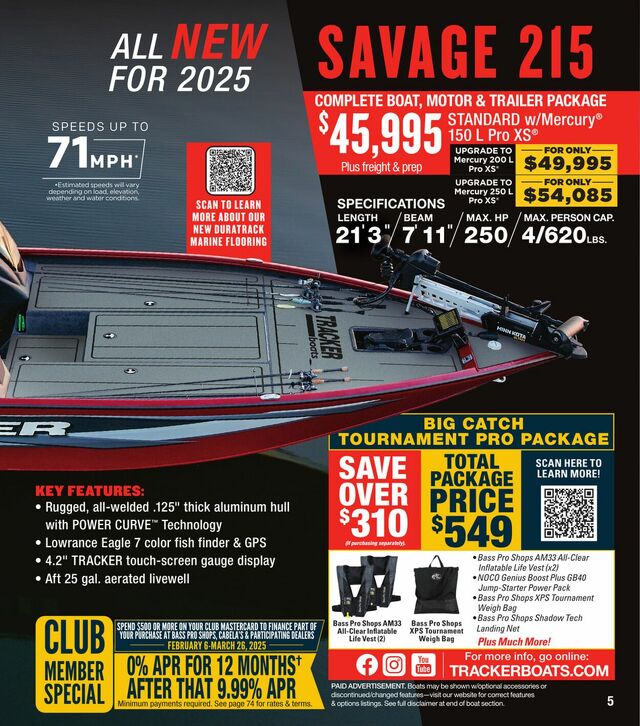 Catalogue Bass Pro from 03/19/2025