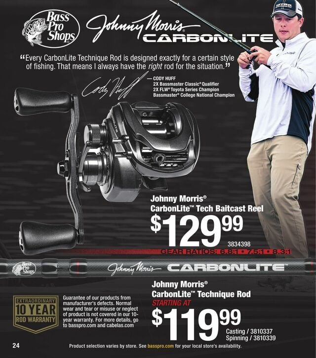 Catalogue Bass Pro from 03/19/2025