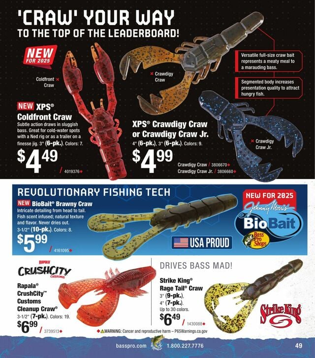 Catalogue Bass Pro from 03/19/2025