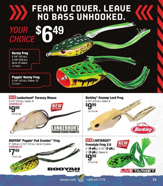 Catalogue Bass Pro from 03/19/2025