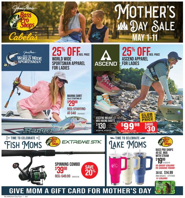 Catalogue Bass Pro from 05/01/2025