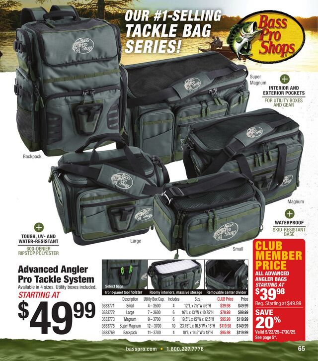 Catalogue Bass Pro from 07/30/2025