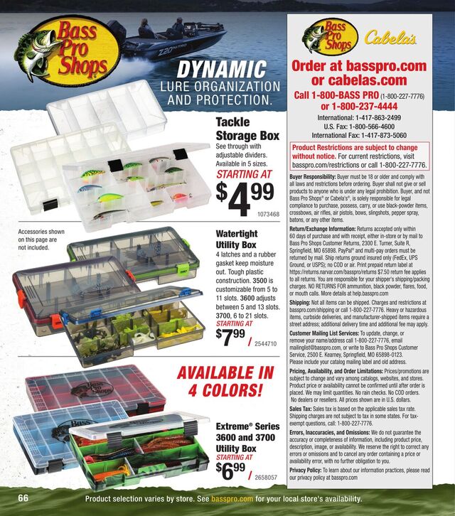 Catalogue Bass Pro from 07/30/2025