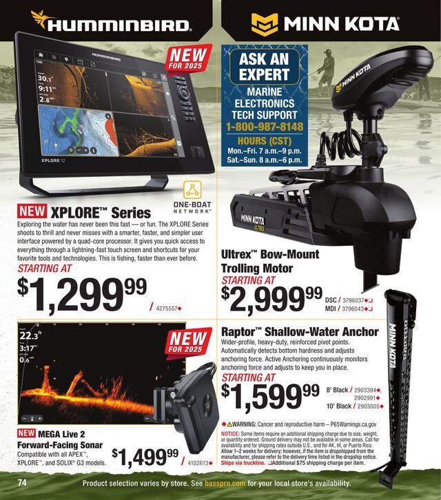 Catalogue Bass Pro from 07/30/2025