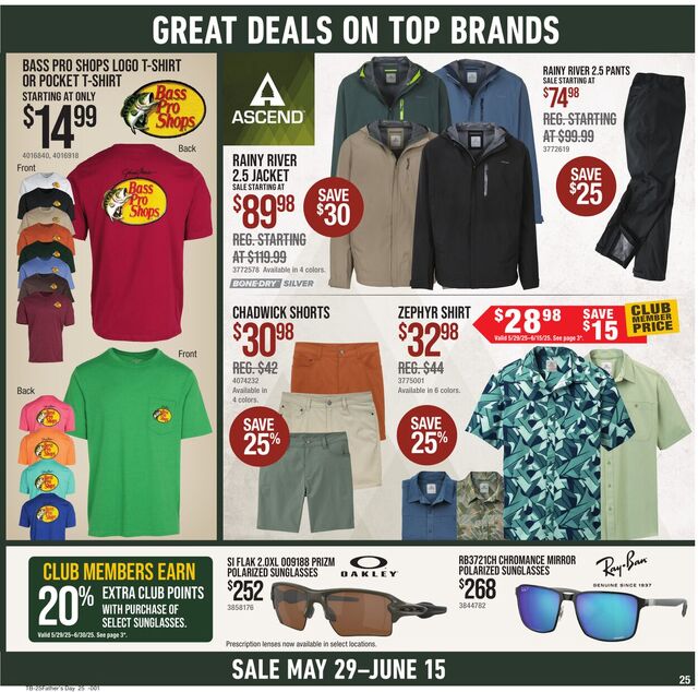 Catalogue Bass Pro from 05/29/2025