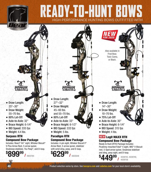 Catalogue Bass Pro from 07/31/2025