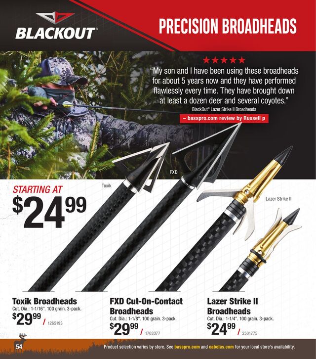 Catalogue Bass Pro from 07/31/2025