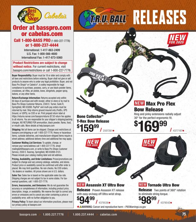 Catalogue Bass Pro from 07/31/2025