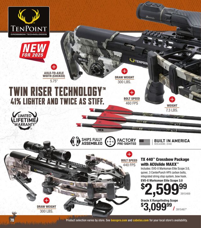 Catalogue Bass Pro from 07/31/2025