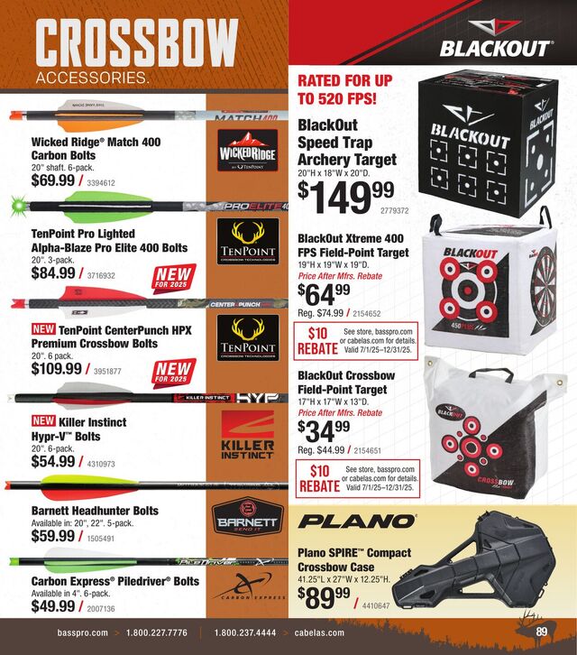 Catalogue Bass Pro from 07/31/2025