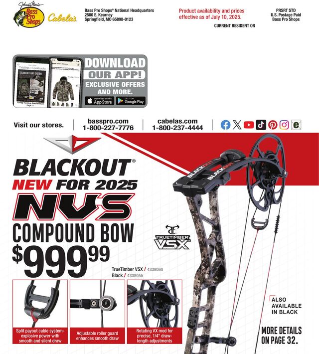 Catalogue Bass Pro from 07/31/2025