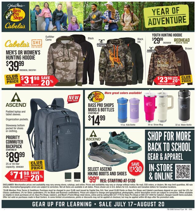 Catalogue Bass Pro from 07/17/2025